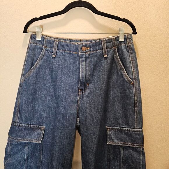 Levi's Women's '94 Baggy Cargo Drawstring Jeans Size 26 - Picture 3 of 10